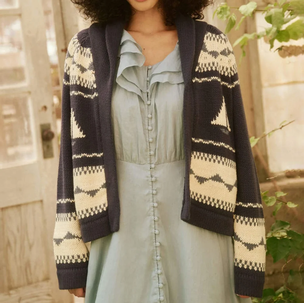 The Great Lodge Cardigan Sailboat 3 Large - Picture 3 of 12